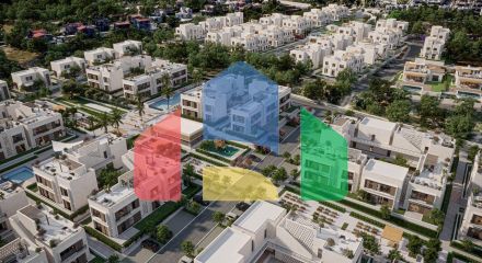 Apartment 3 + 1 (139 m2) with a private garden in a new complex in Alsancak