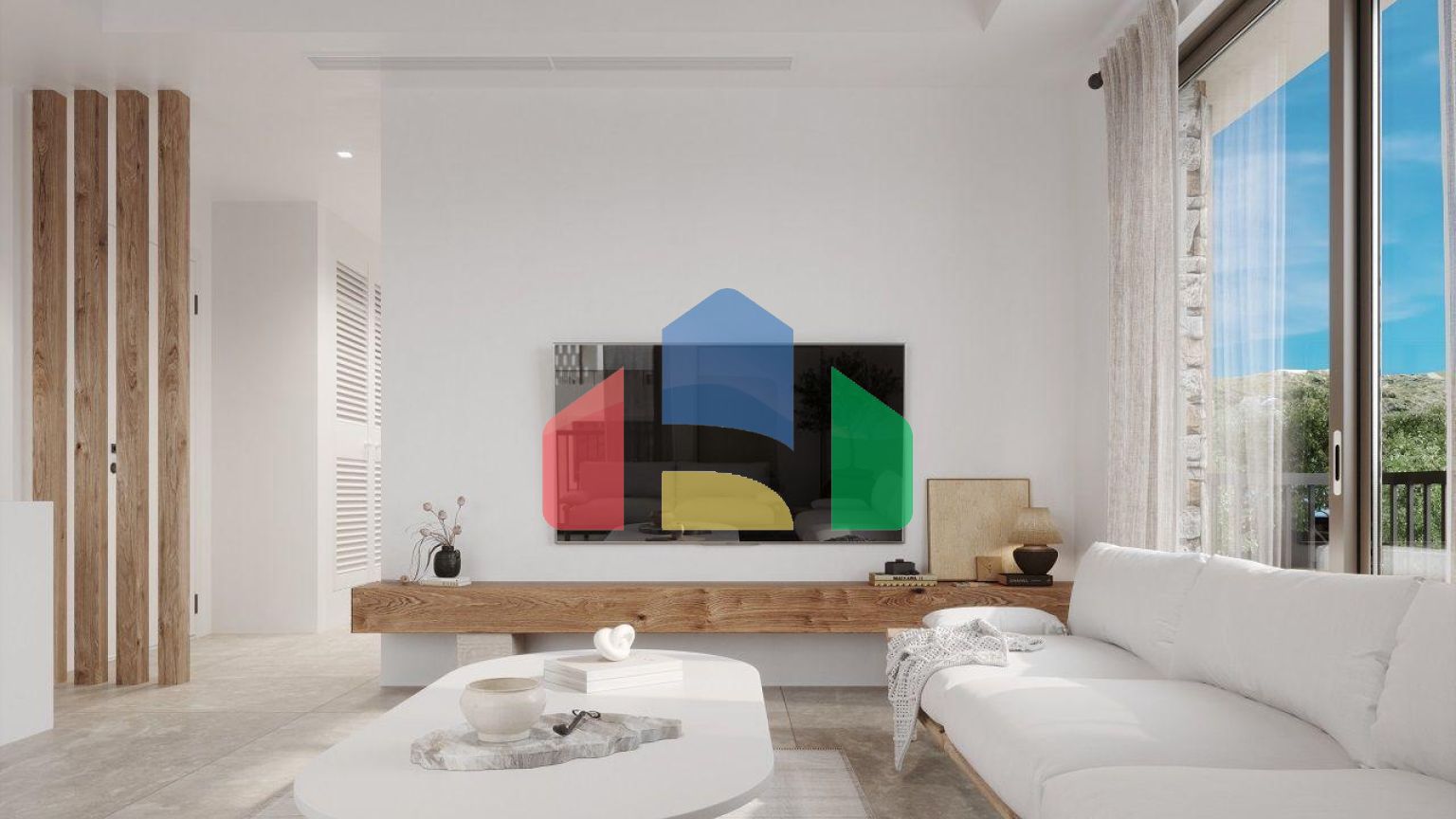 Квартира 3+1 (139 м2) с собственным садом  в новом комплексе в Алсанджаке