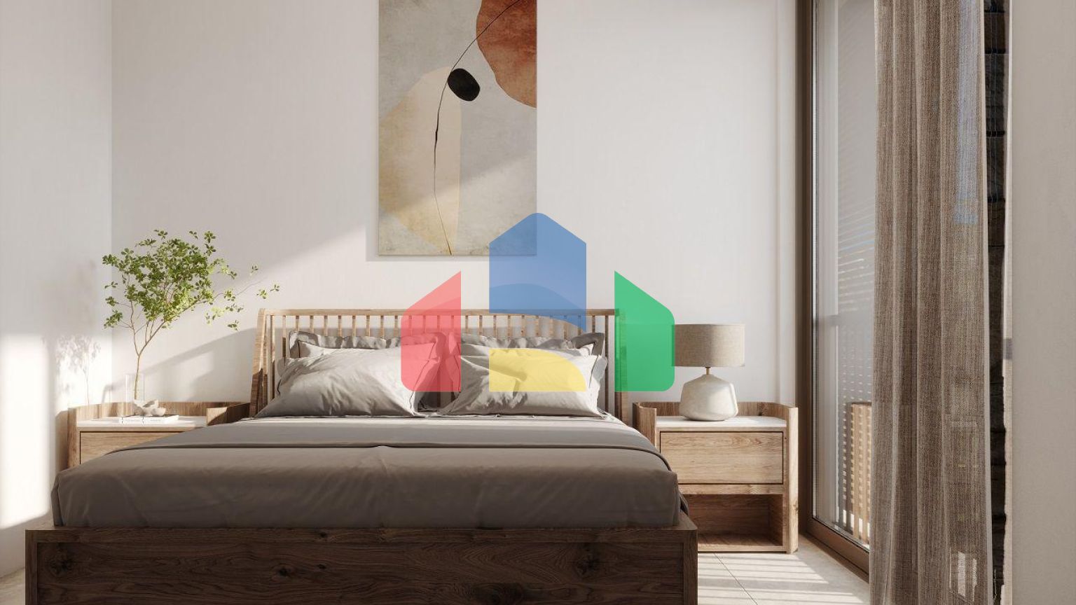 Квартира 3+1 (139 м2) с собственным садом  в новом комплексе в Алсанджаке