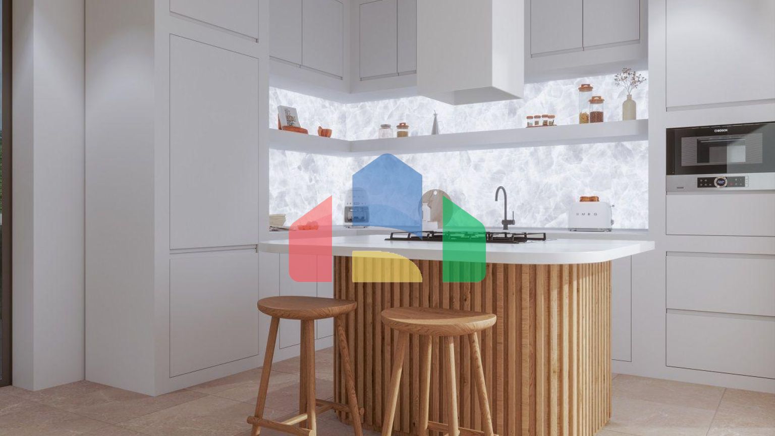 Вилла 3+1 (205 м2)с собственным садом в Алсанджаке