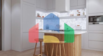 Вилла 3+1 (205 м2)с собственным садом в Алсанджаке