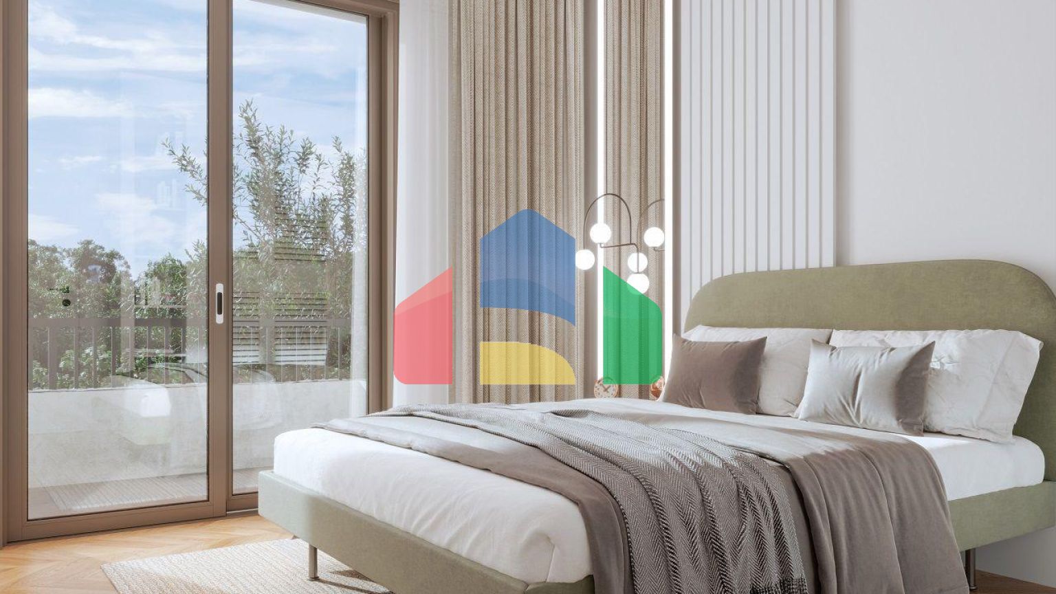 Вилла 3+1 (205 м2)с собственным садом в Алсанджаке