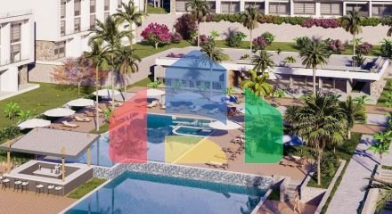 Apartment 1 + 1 Penthouse 57 m2 in a new complex 200 meters from the sea