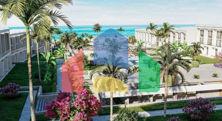 Apartment 1 + 1 Penthouse 57 m2 in a new complex 200 meters from the sea