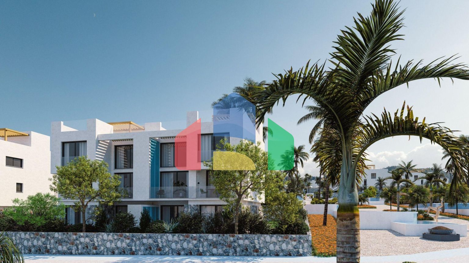 Студия 43 м2 в большом комплексе у моря