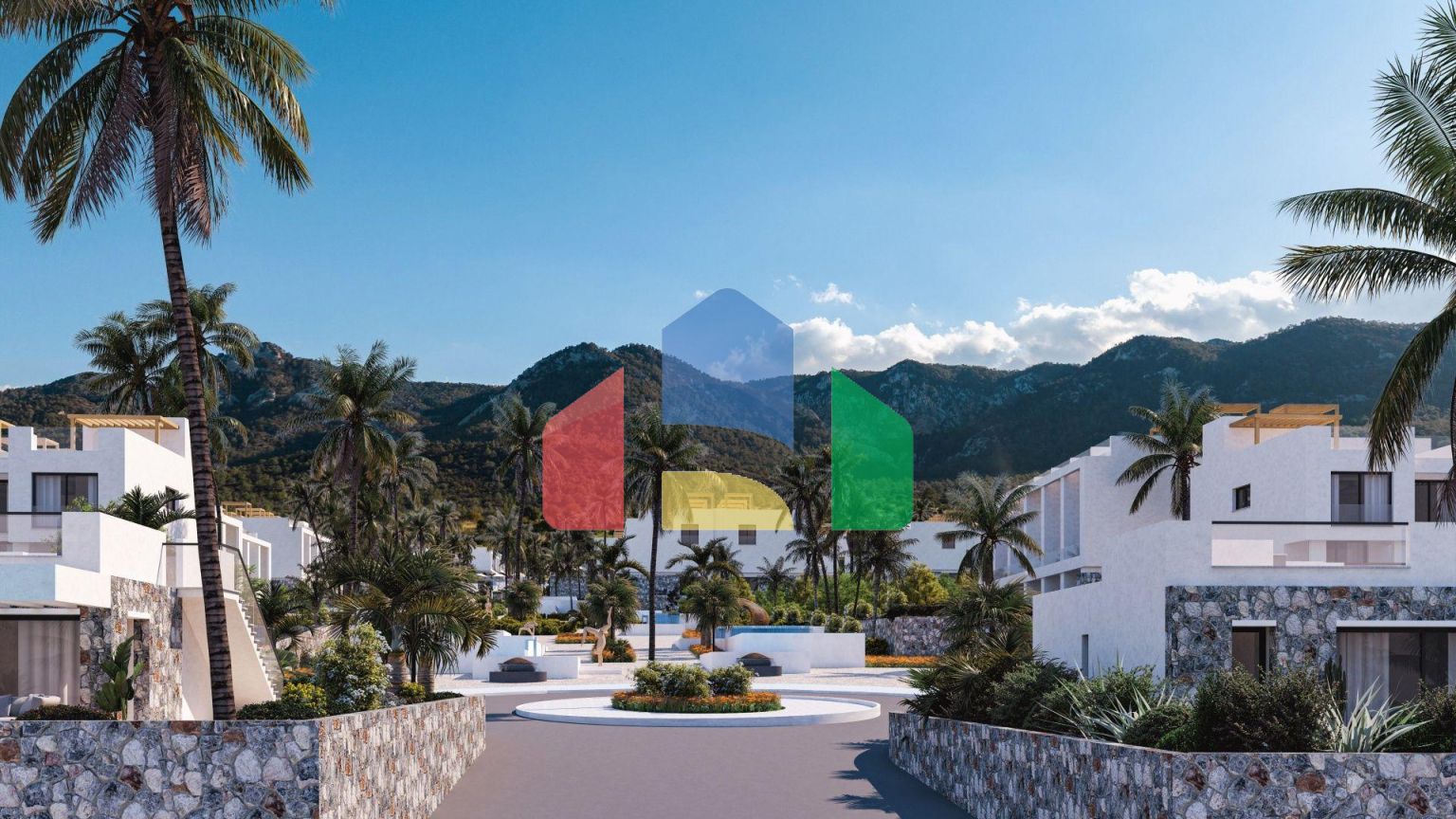 Студия 43 м2 в большом комплексе у моря