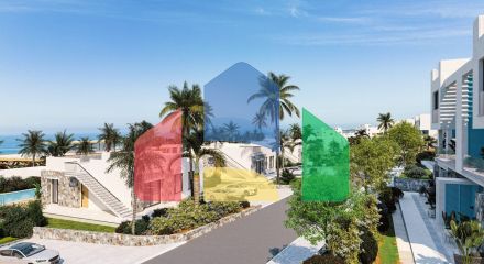 Студия 43 м2 в большом комплексе у моря