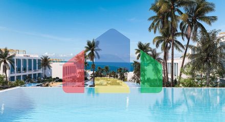 Студия 43 м2 в большом комплексе у моря