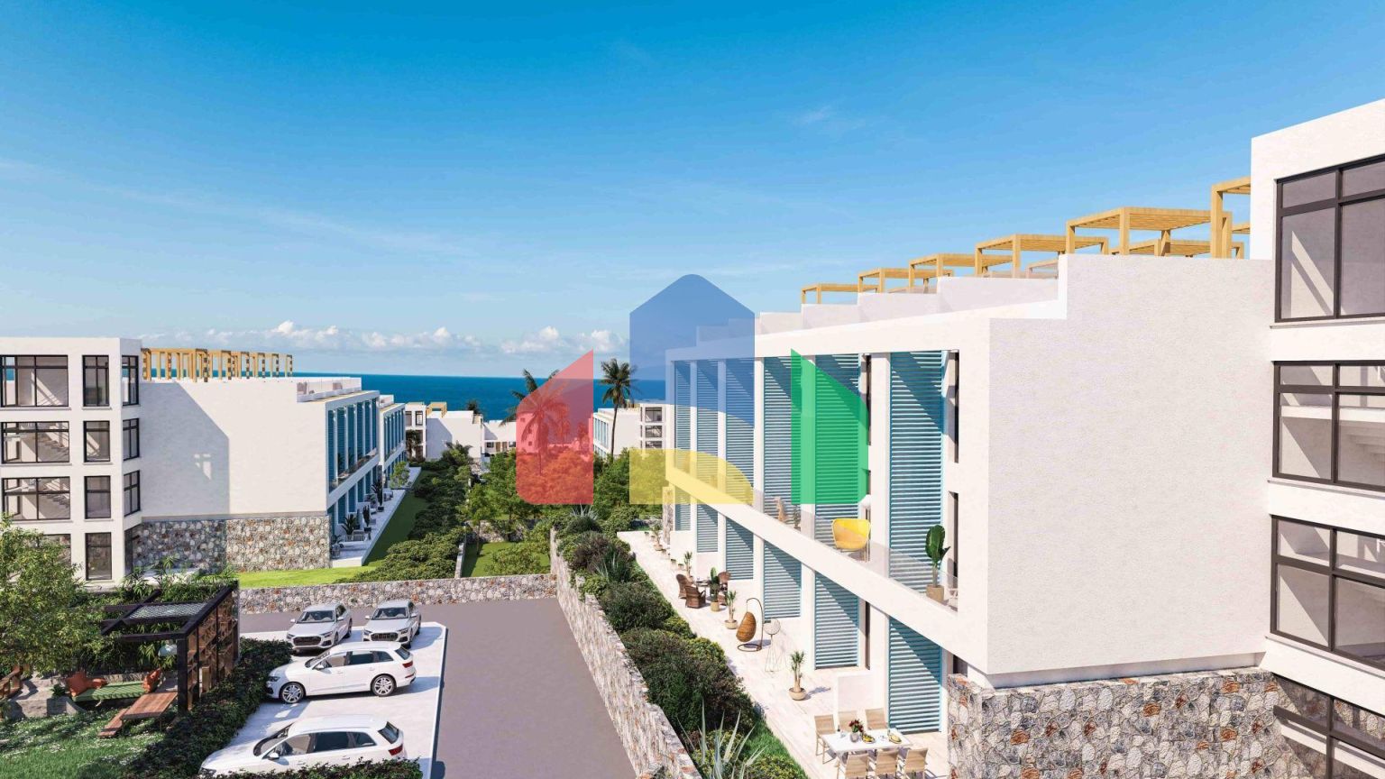 Двухкомнатная квартира Duplex Penthouse 60 м2  в 340 метрах от моря