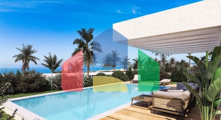 Двухкомнатная квартира Duplex Penthouse 60 м2  в 340 метрах от моря