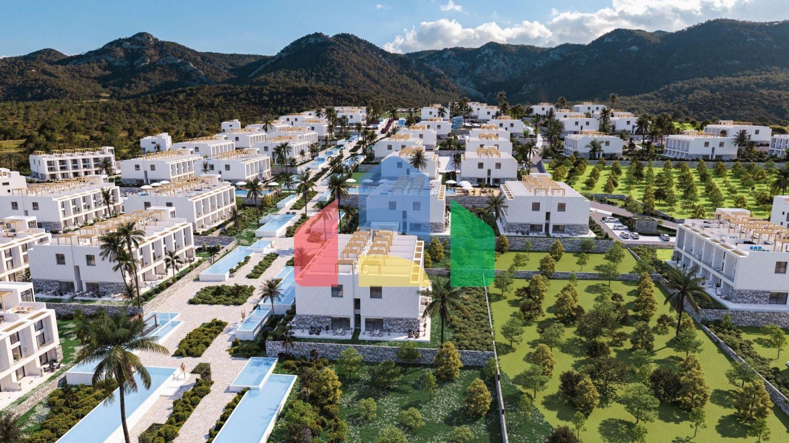 Квартира 2+1 Penthouse ( 82 м2 )c террасой 18м2 в новом комплексе в Эсентепе