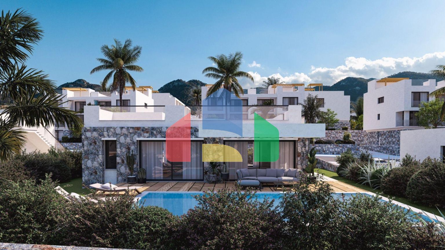 Квартира 2+1 Penthouse ( 82 м2 )c террасой 18м2 в новом комплексе в Эсентепе