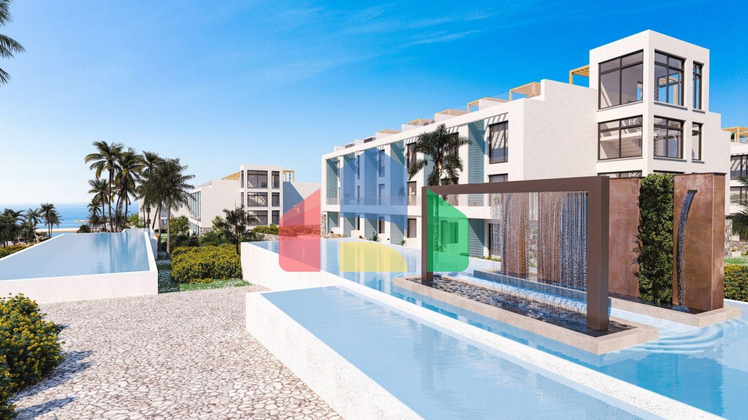 Бунгало 3+1 (295 м2 ) в новом комплексе в Эсентепе