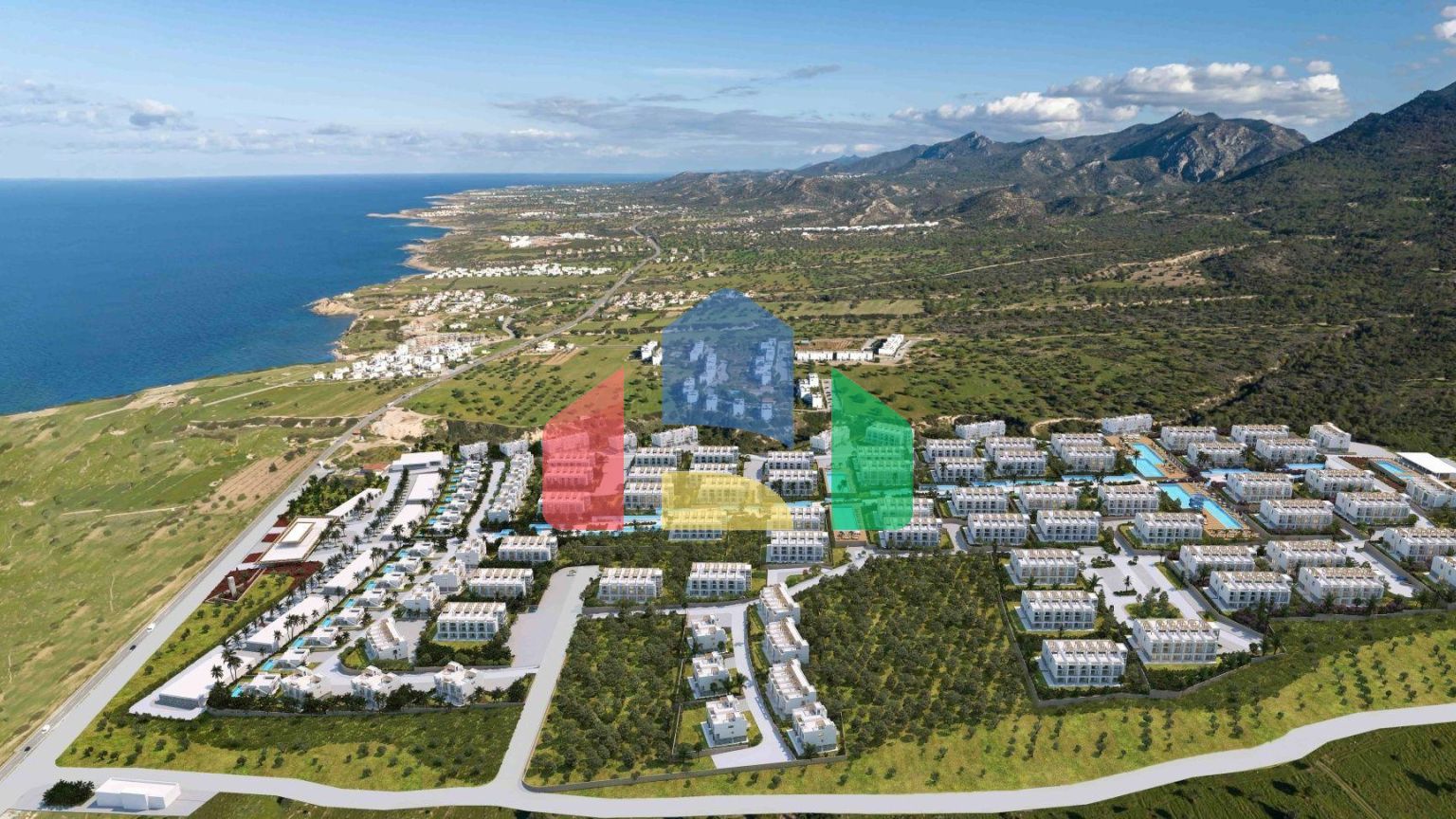 Бунгало 3+1 (295 м2 ) в новом комплексе в Эсентепе