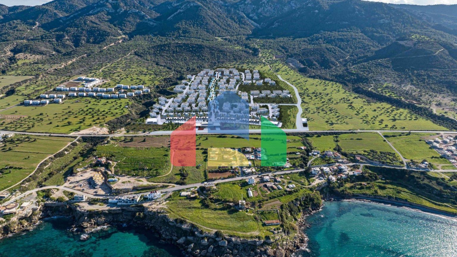 Бунгало 3+1 (295 м2 ) в новом комплексе в Эсентепе