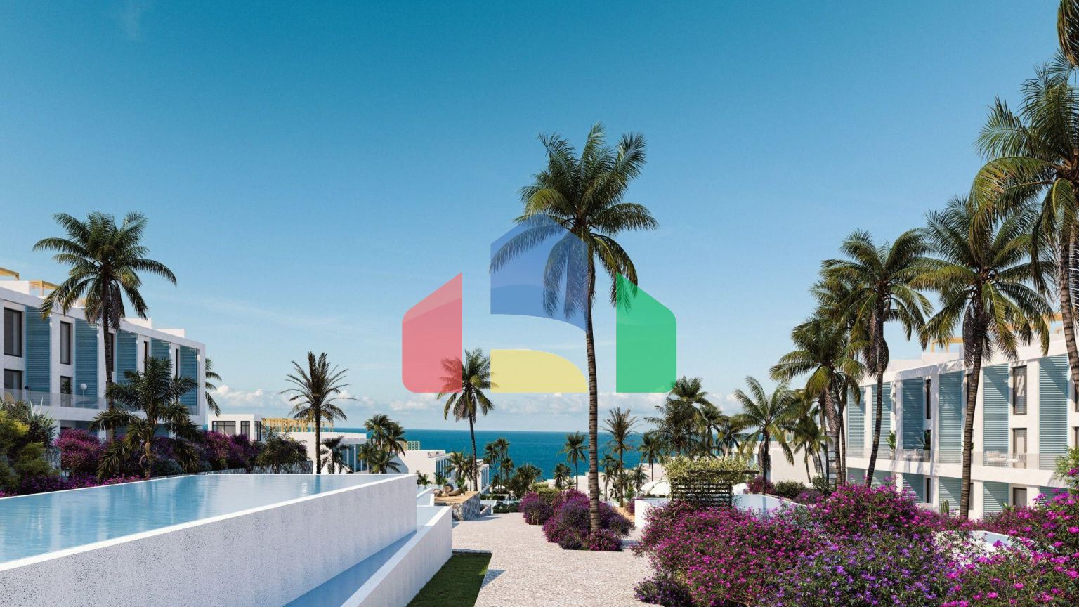 Бунгало 3+1 (295 м2 ) в новом комплексе в Эсентепе