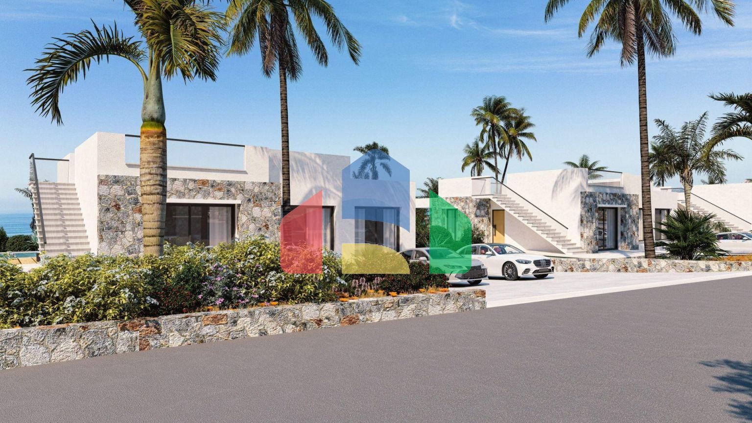 Бунгало 3+1 (295 м2 ) в новом комплексе в Эсентепе