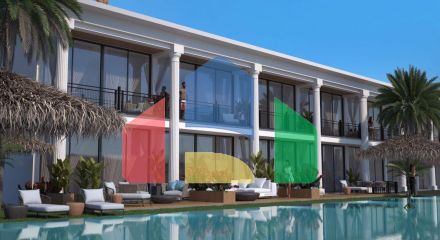 Вилла 3+1 ( 113м2) с террасой в новом комплексе у моря Вилла 3+1 ( 113м2) с террасой в новом комплексе у моря