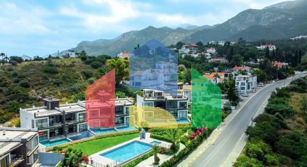 Apartment 4 + 1 (230 m2) with private pool in Bellapais