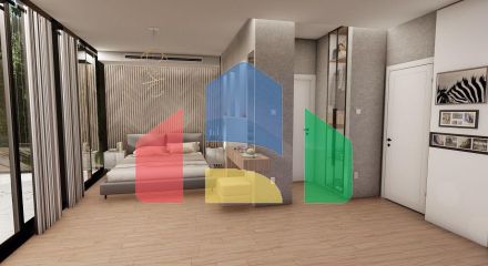 Вилла Duplex 3+1(140 м2 ) с бассейном в новом комплексе в Эсентепе