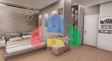 Вилла Duplex 3+1(140 м2 ) с бассейном в новом комплексе в Эсентепе