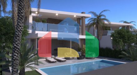 Вилла Duplex 3+1(140 м2 ) с бассейном в новом комплексе в Эсентепе