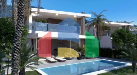 Вилла Duplex 3+1(140 м2 ) с бассейном в новом комплексе в Эсентепе