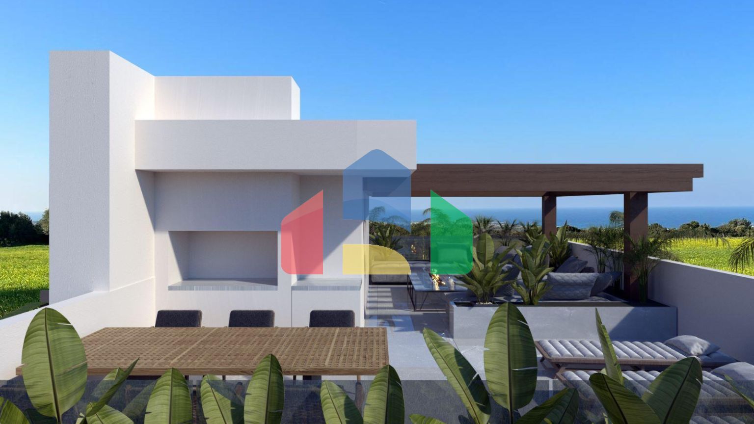 Вилла Duplex 3+1(140 м2 ) с бассейном в новом комплексе в Эсентепе