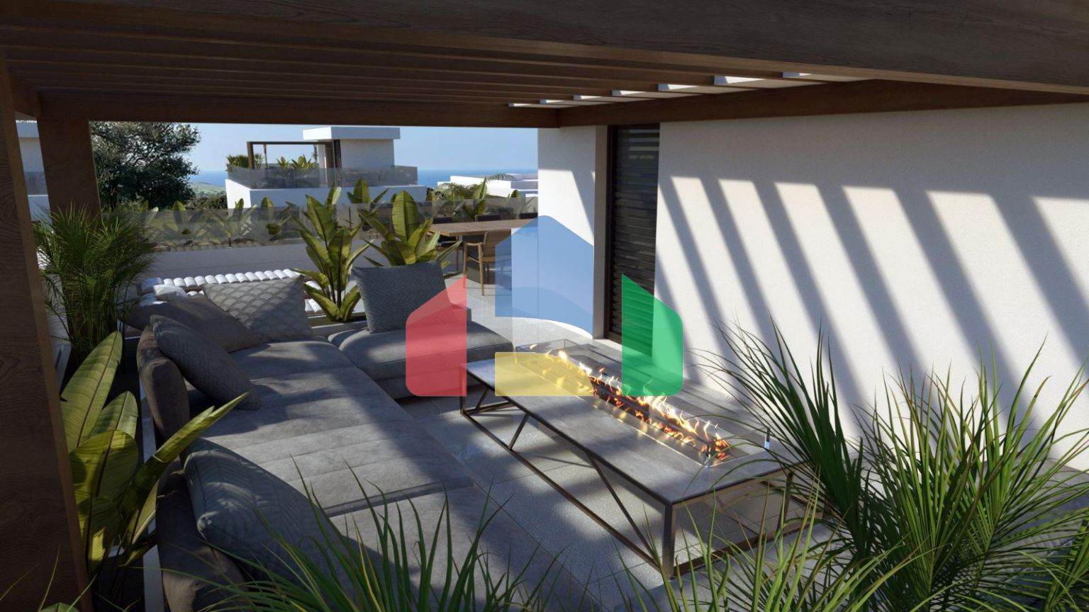 Вилла Duplex 3+1(140 м2 ) с бассейном в новом комплексе в Эсентепе