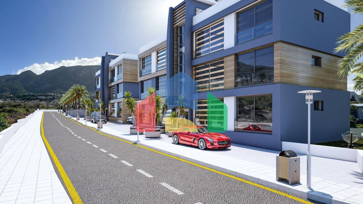 Трехкомнатная квартира 110  м2 в новом комплексе в Лапте