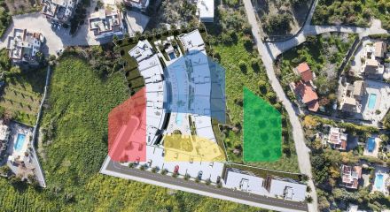 Three-room apartment 110 m2 with a garden in a new complex in Lapta