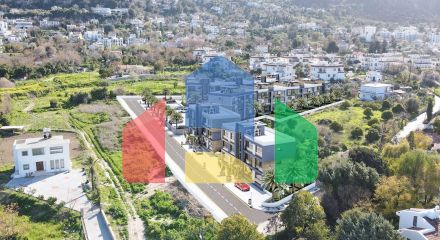 Three-room apartment 110 m2 with a garden in a new complex in Lapta
