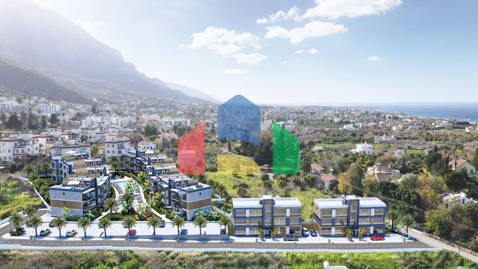 Трехкомнатная квартира 110 м2 с садом в новом комплексе в Лапте