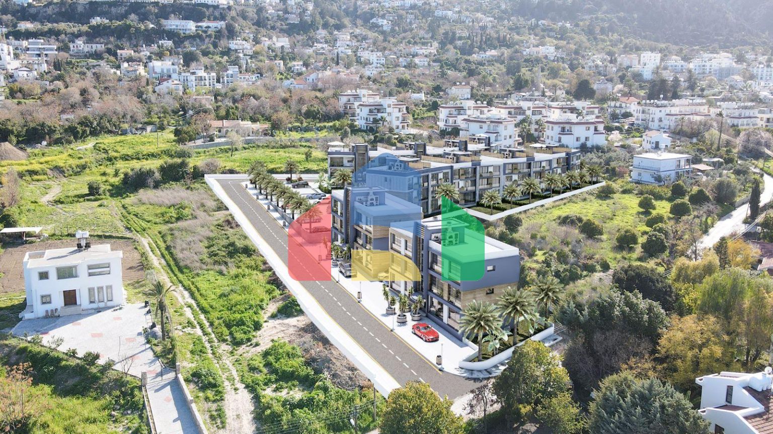 Трехкомнатная квартира 110 м2 с террасой 115 м2 в новом комплексе в Лапте