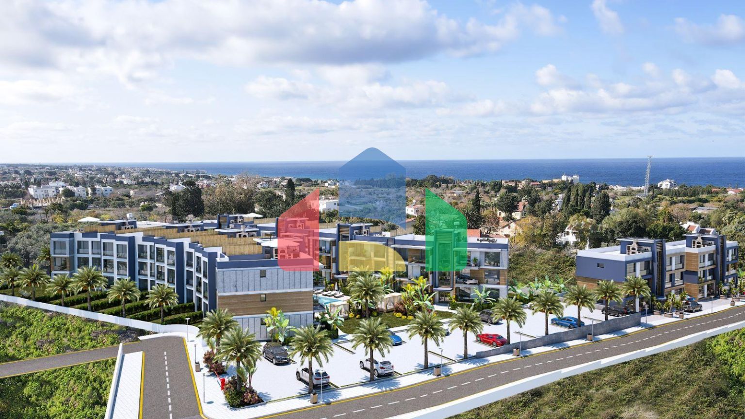 Трехкомнатная квартира 110 м2 с террасой 115 м2 в новом комплексе в Лапте