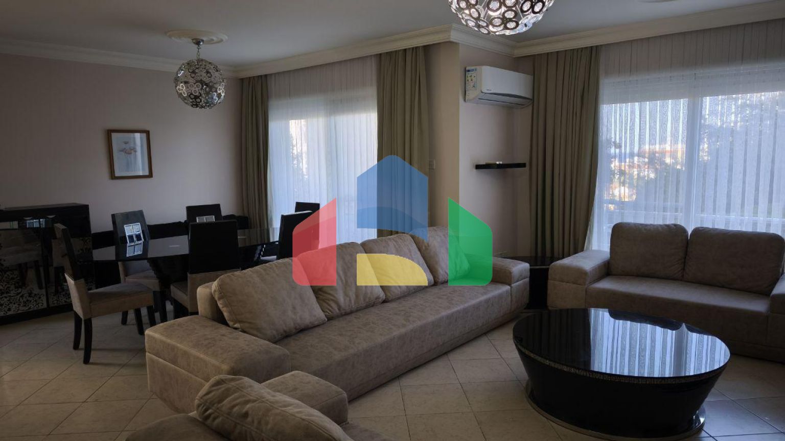 Квартира 3+1(130 м2) с двумя балконами в Алсанджаке