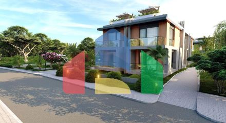 2-комнатные апартаменты 49 м2 с террасой на крыше в уютном комплексе в Алсанджаке 2-комнатные апартаменты 49 м2 с террасой на крыше в уютном комплексе в Алсанджаке