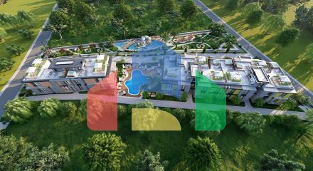 2-комнатные апартаменты 49 м2 с террасой на крыше в уютном комплексе в Алсанджаке 2-комнатные апартаменты 49 м2 с террасой на крыше в уютном комплексе в Алсанджаке