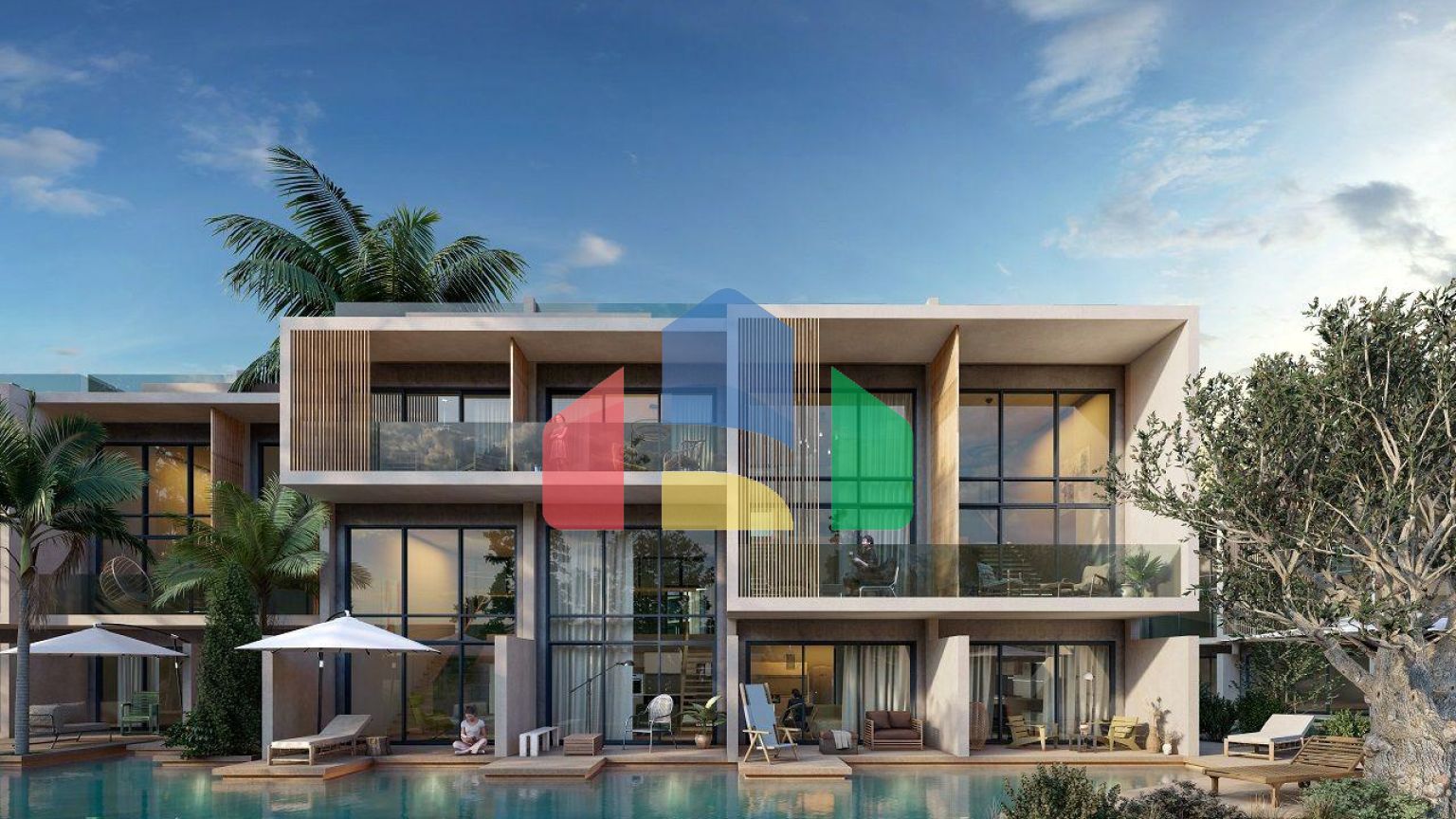 Студия 40 м2  в новом и современном комплексе в Эсентепе