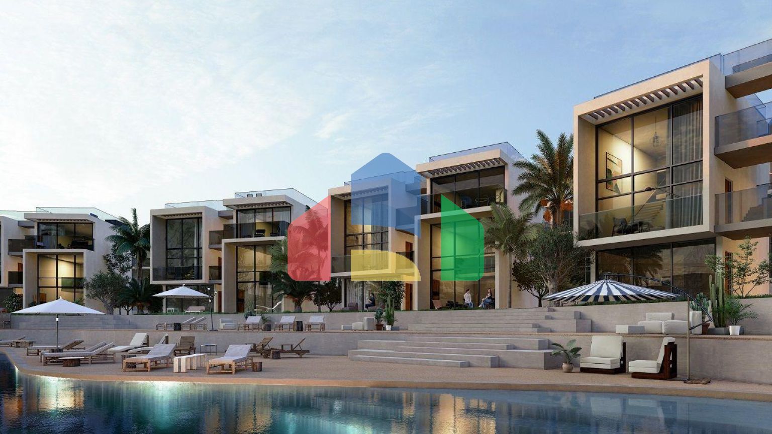 Студия 40 м2  в новом и современном комплексе в Эсентепе