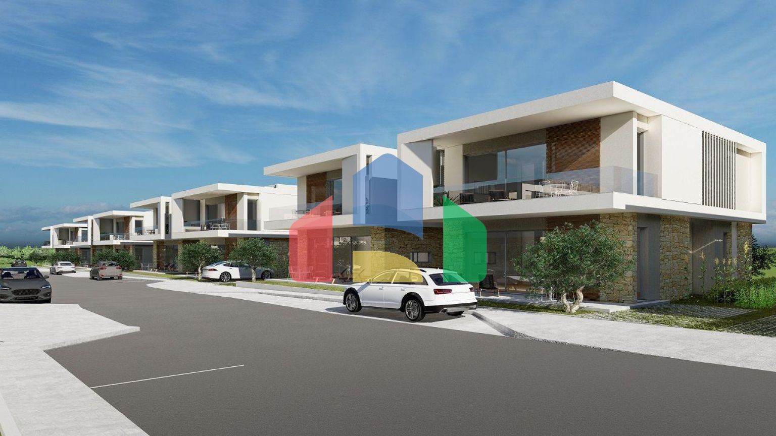 Двухкомнатная квартира 72 м2 с террасой 10 м2 и садом в Татлысу