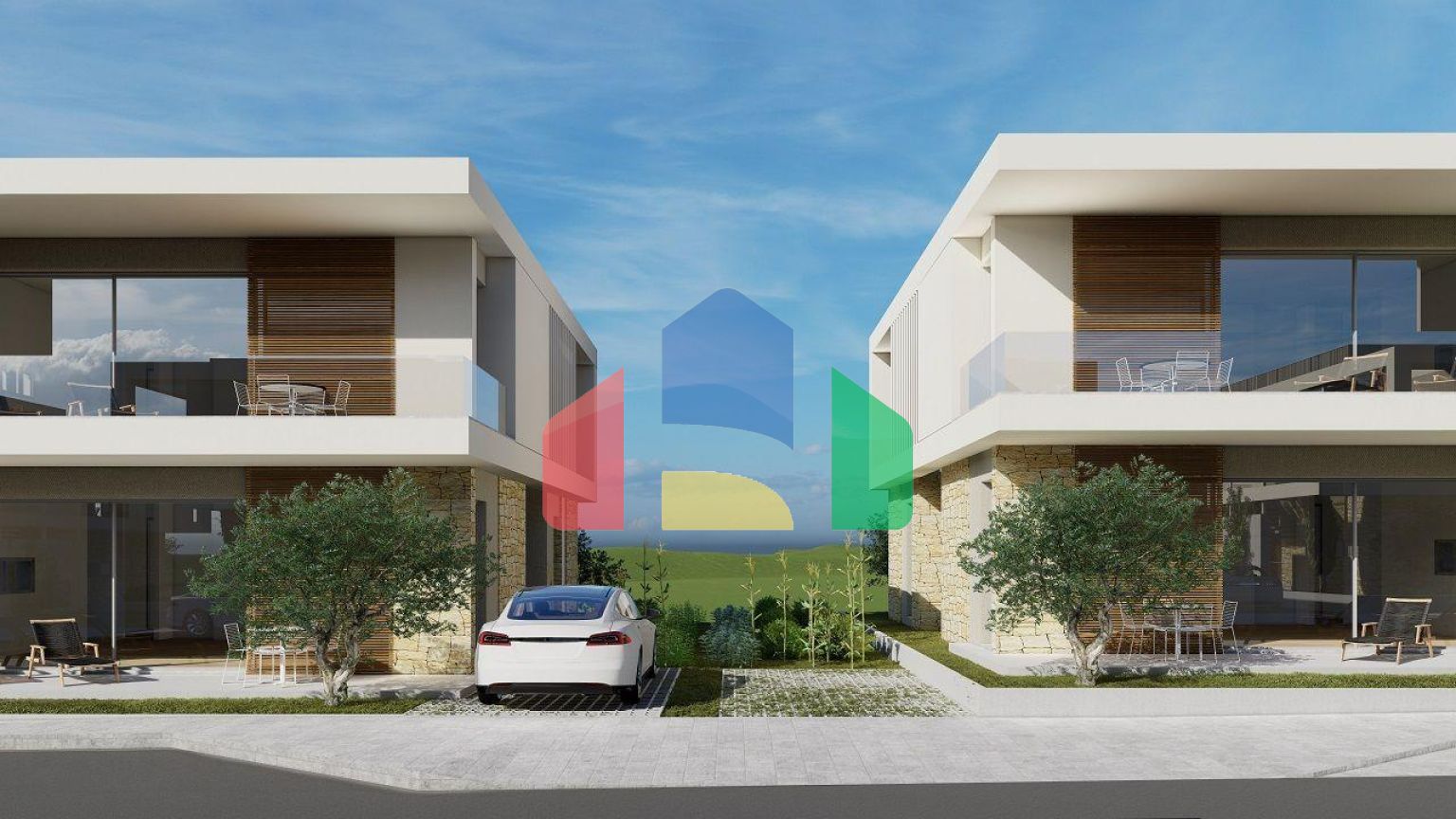 Трехкомнатная квартира 100 м2 с террасой и садом в Татлысу