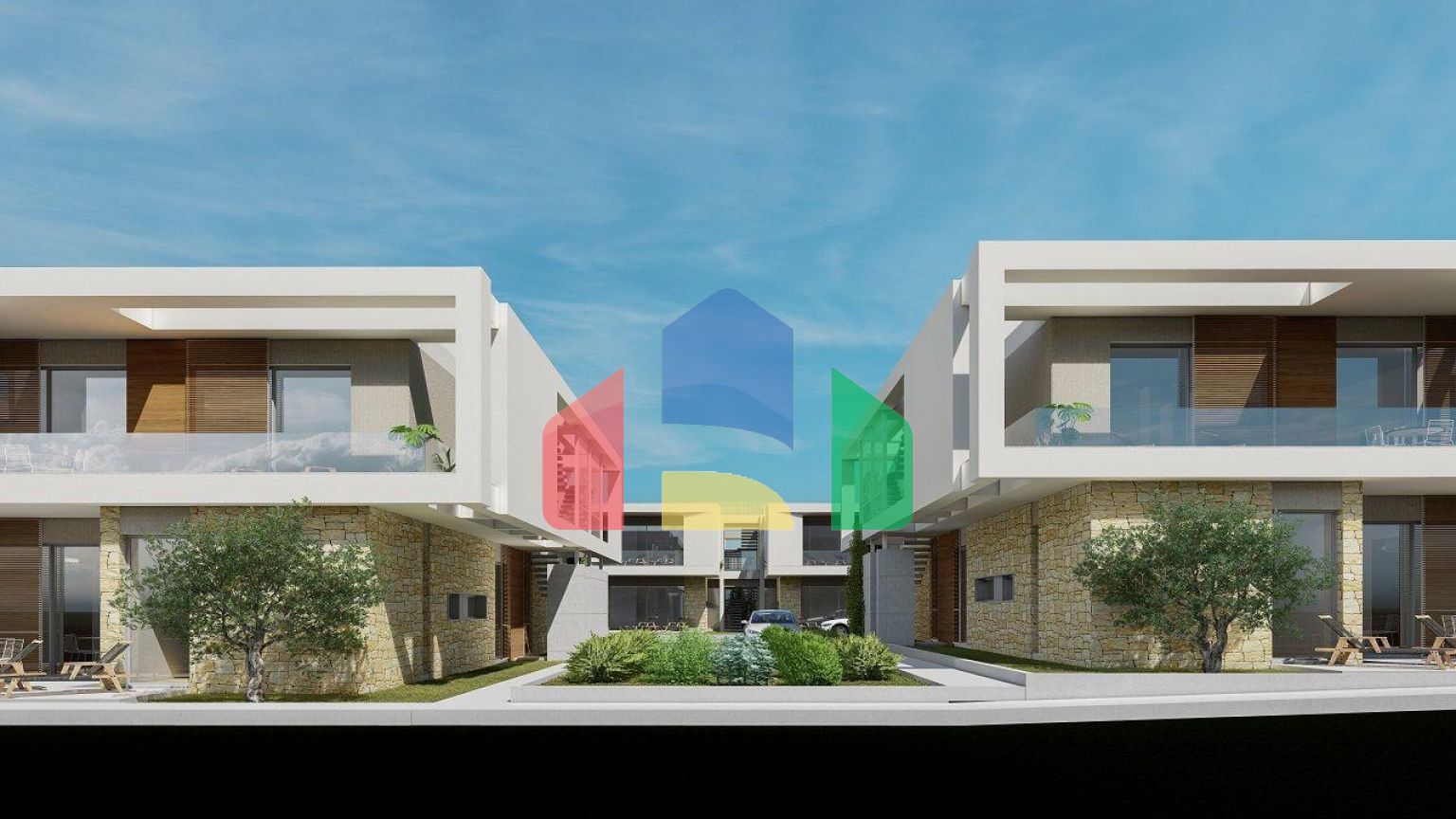 Трехкомнатная квартира 100 м2 с террасой и садом в Татлысу