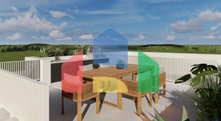 Трехкомнатная квартира 97 м2 с террасой 28 м2 в Татлысу Трехкомнатная квартира 97 м2 с террасой 28 м2 в Татлысу