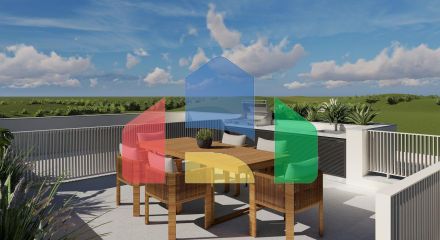 Трехкомнатная квартира 97 м2 с террасой 28 м2 в Татлысу Трехкомнатная квартира 97 м2 с террасой 28 м2 в Татлысу