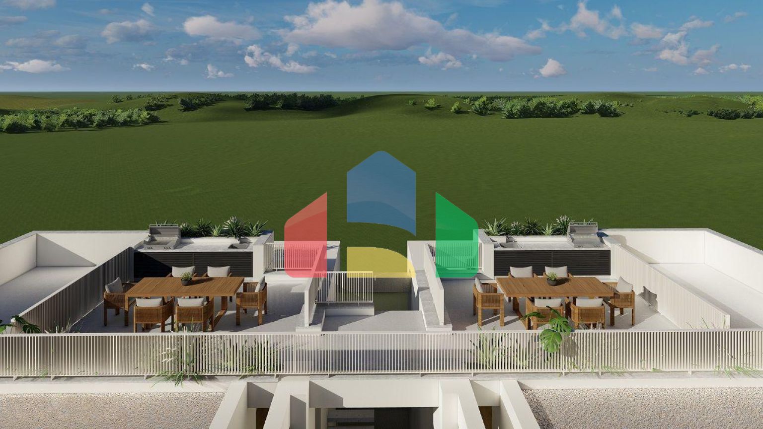 Трехкомнатная квартира 97 м2 с террасой 28 м2 в Татлысу