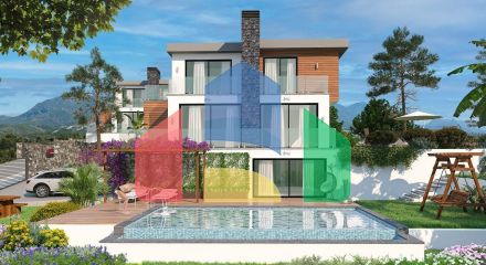 Вилла 4+2 (350 м2) с бассейном в Чаталкее Вилла 4+2 (350 м2) с бассейном в Чаталкее