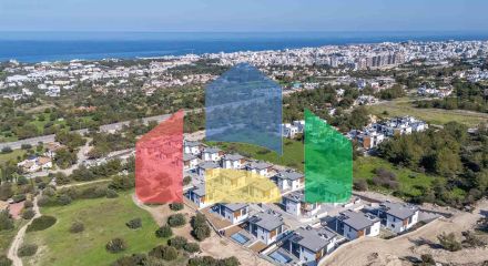 Вилла 4+1(310 м2) с бассейном в новом комплексе в 5 минутах от моря