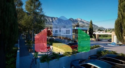 Роскошная вилла 4+2 площадью 220 м2 с двумя террасами в новом жилом комплексе рядом с морем