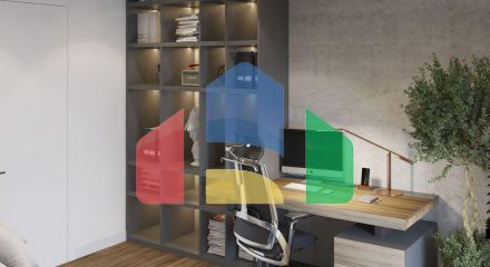 Роскошная вилла 4+2 площадью 220 м2 с двумя террасами в новом жилом комплексе рядом с морем